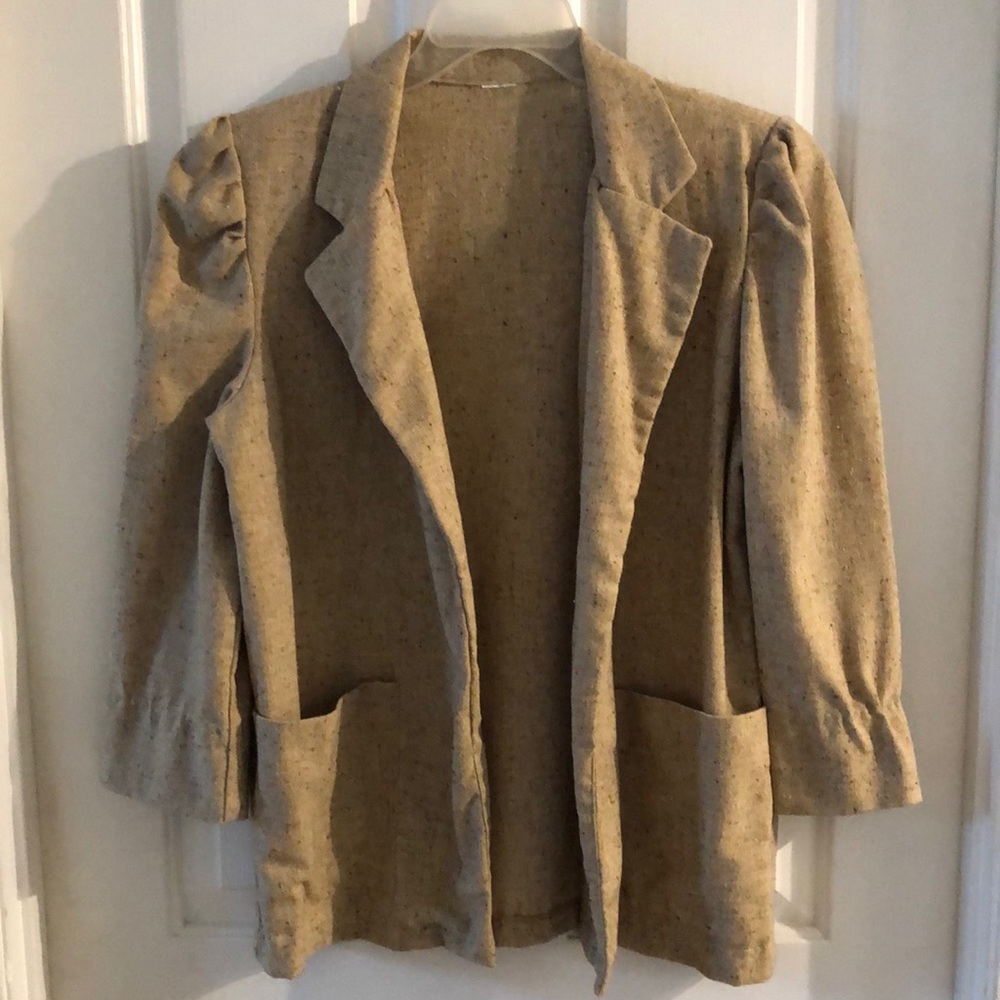 Vintage Tan/Brown Blazer